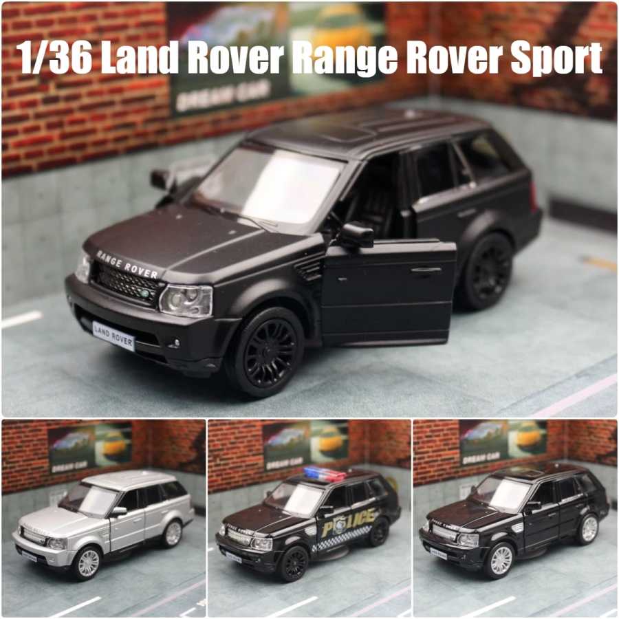1/36 Land Rover Range Sport SUV, модель игрушечного автомобиля для детей RMZ CiTY 5 дюймов, литая под давлением миниатюрная коллекция без колес, подарок Играйте в транспортные средства и модели