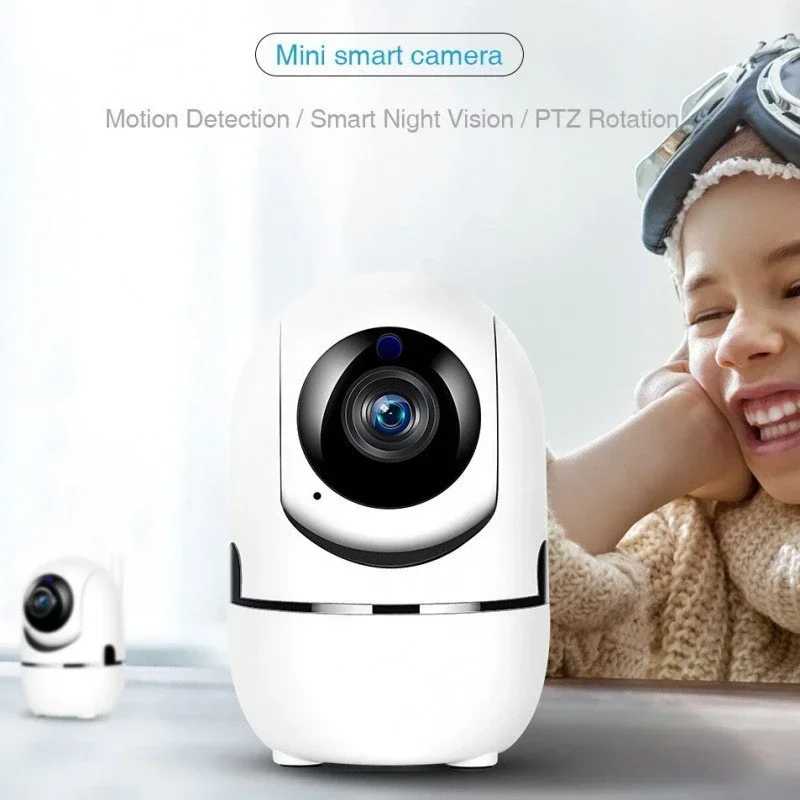 Фотография №4 товара Новая мини-камера для умного дома с автослежением, Wi-Fi IP-камера 1080P