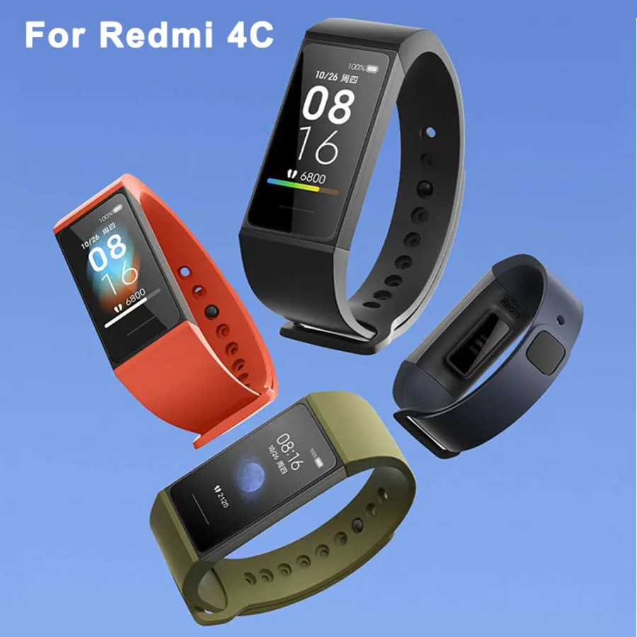 Ремешок для часов Xiaomi Redmi Mi Smart Band 4C, силиконовый браслет, сменные аксессуары для умных часов Умная электроника
