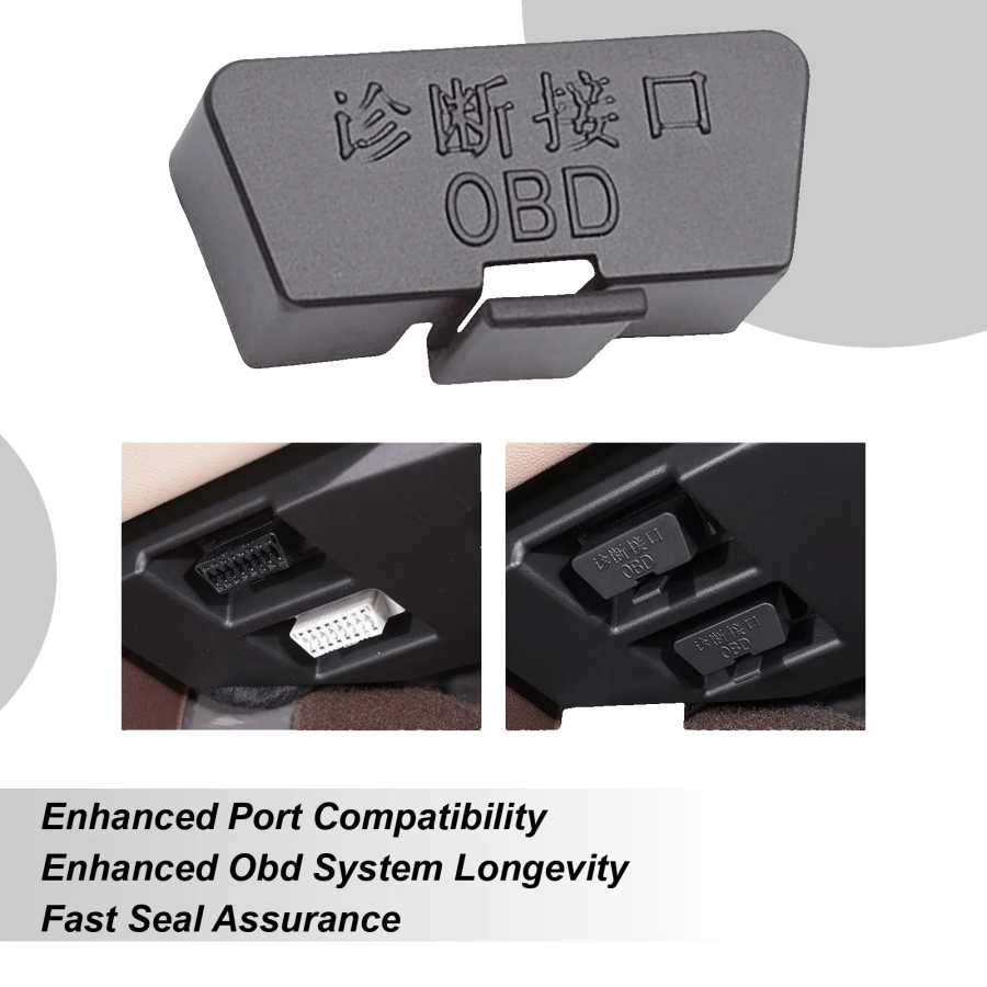 Защитная крышка порта OBD, пыленепроницаемые уплотнительные колпачки интерфейса для разъема сканера OBD2, аксессуары для автомобильных диагностических портов Инструмент для ремонта автомобилей