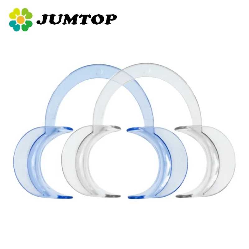 JUMTOP Dental C-образный открывалка для рта, пластиковые ретракторы для губ и щек, клиника, кляп для рта, ортодонтический инструмент Стоматологические материалы