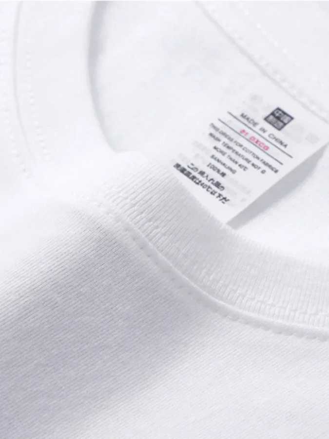 Фотография №3 товара Bornladies, летняя женская футболка из 100% хлопка, базовые модные однотонные
