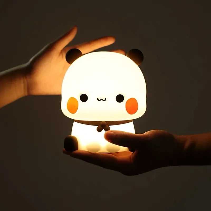 Фотография №3 товара Светодиодный ночник Panda Pat Bubu And Dudu с милыми животными,