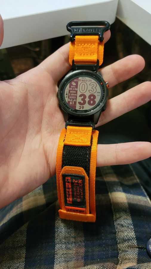 Фотография №4 товара Ремешок для часов HEMSUT для Garmin Fenix8 7 6, нейлоновый