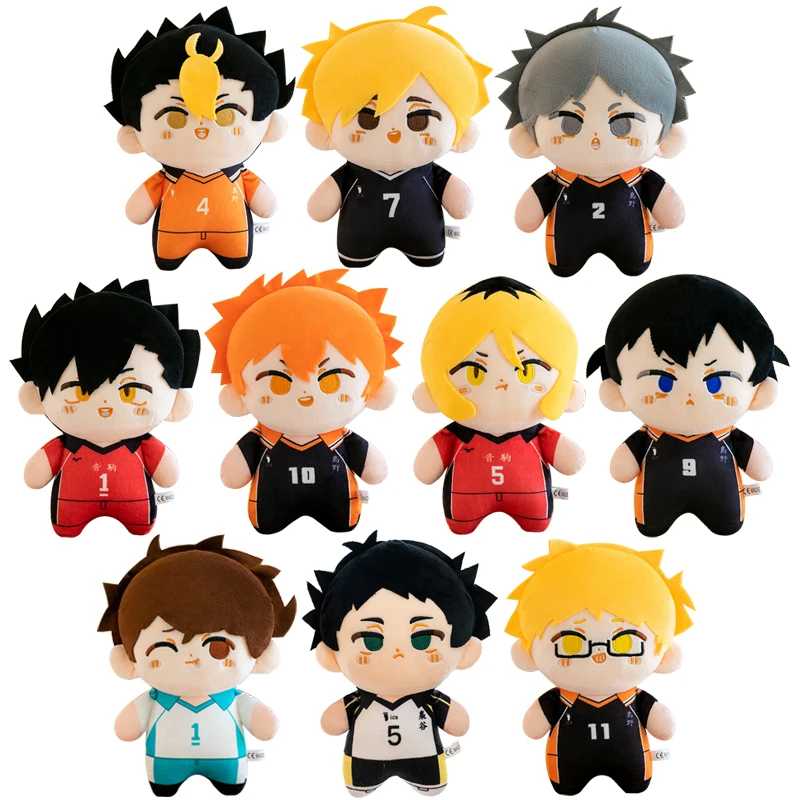 23см Хайкю!! Плюшевые игрушки, милые аниме-куклы Haikyuu, Hinata Shoyo & Tobio Kageyama & Daichi Sawamura Peluche, коллекция игрушек, подарок Мягкие игрушки