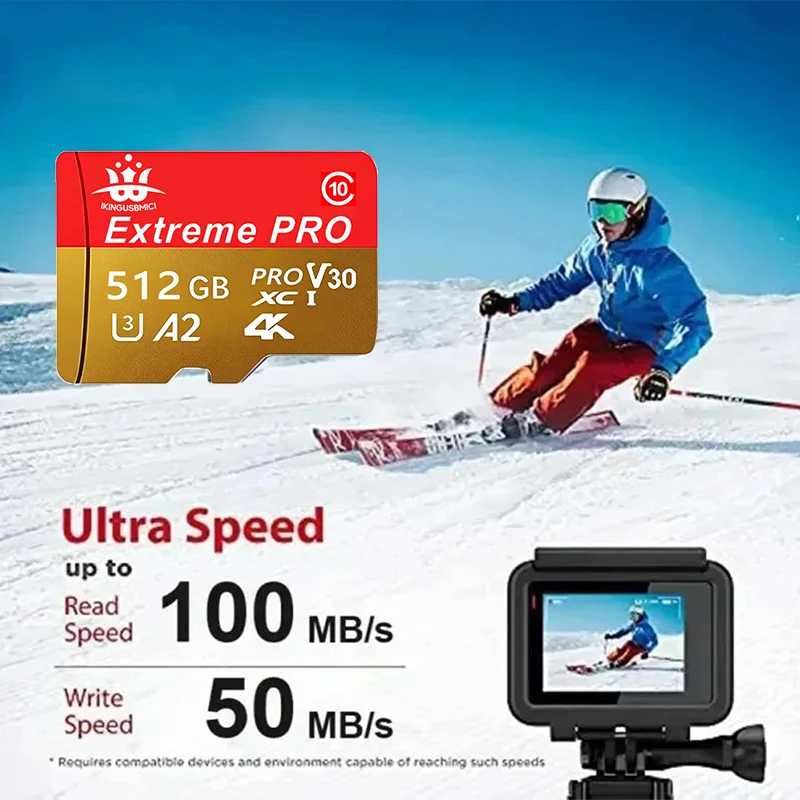 Фотография №1 товара Карта памяти Micro SD Class 10, высокоскоростная, 32 ГБ, 4K