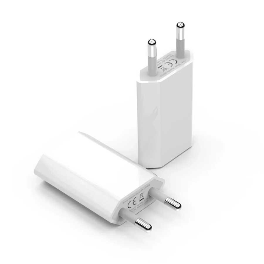 Фотография №3 товара Универсальное дорожное Сетевое зарядное устройство USB 5 Вт с европейской