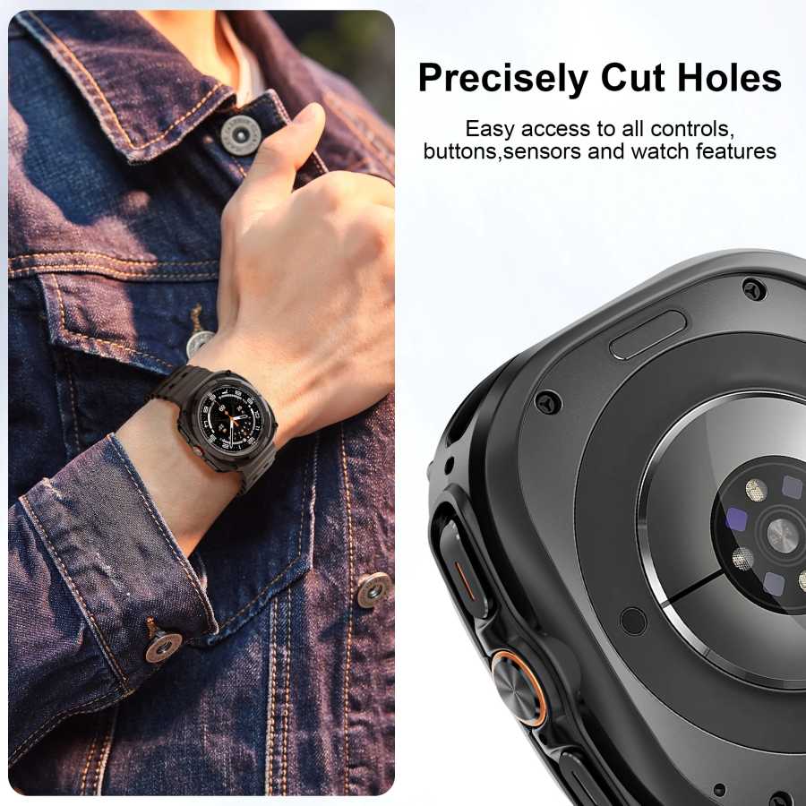 Фотография №4 товара Защитная пленка для экрана Samsung Galaxy Watch Ultra, чехол 47
