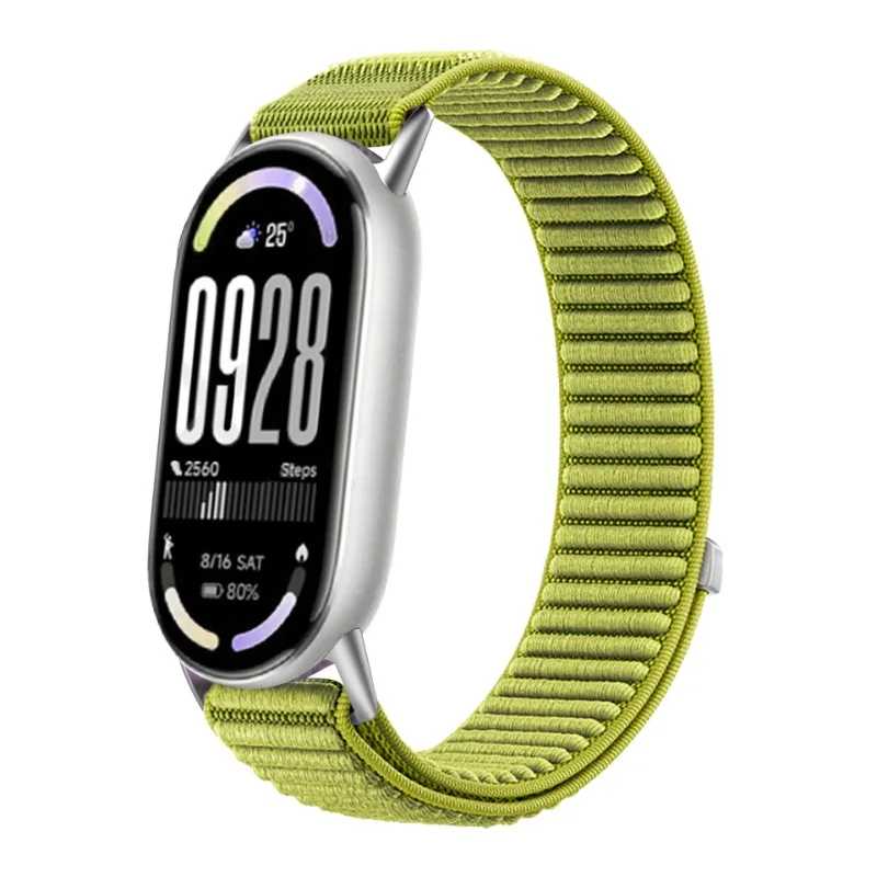 Фотография №4 товара Нейлоновый ремешок для Xiaomi Mi Band 10 9 8, умный