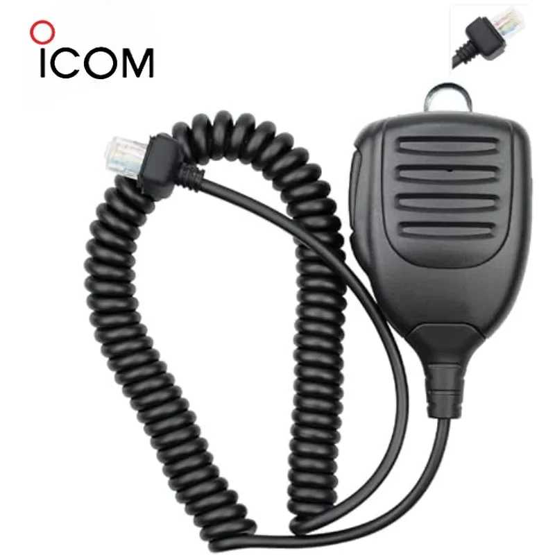 Ручной микрофон ICOM HM-154 8PIN с PTT для радиостанций IC-2820H, IC-2825E, IC-2800H, IC-V8000, IC2100H, ID-4100A, IC-208H, IC-E208, ID-E880 Walkie Talkie Аксессуары & Запчасти