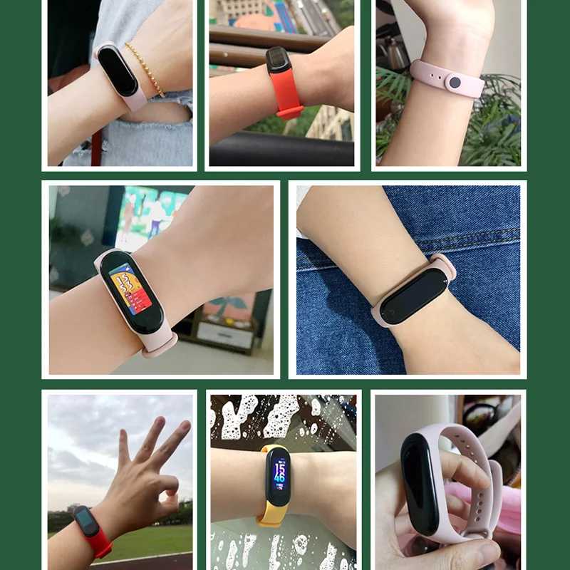 Фотография №4 товара Спортивный ремешок для часов Xiaomi Mi Band 7, браслет на
