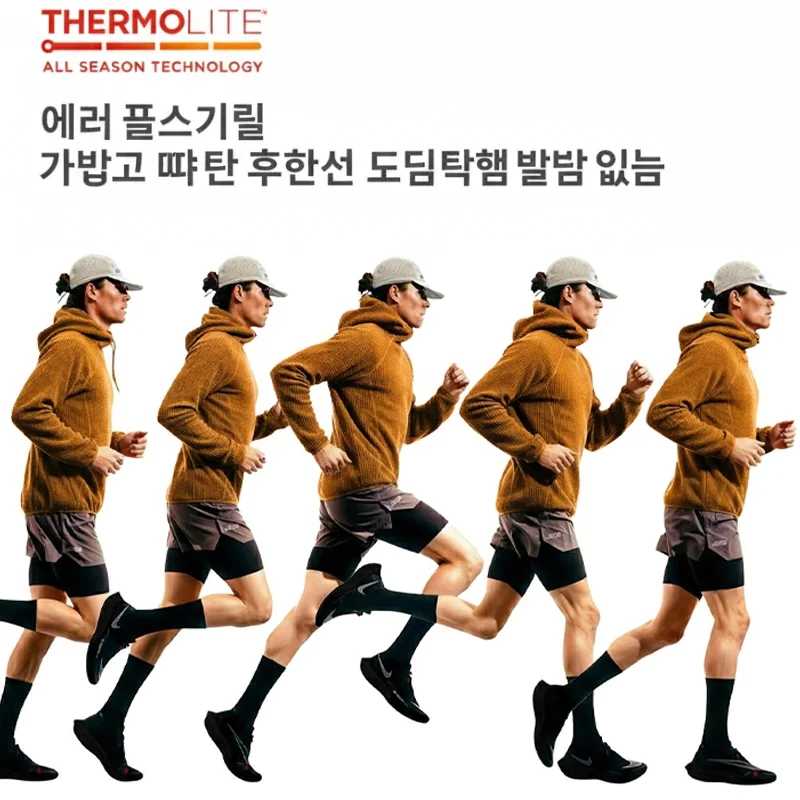 Фотография №2 товара Термолайт &reg; Легкая мужская термофутболка с капюшоном и длинным рукавом