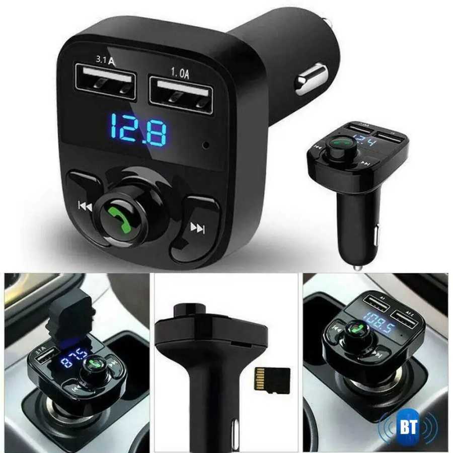 Фотография №5 товара Беспроводной Bluetooth FM-передатчик и MP3-плеер с громкой связью, радио приемник,