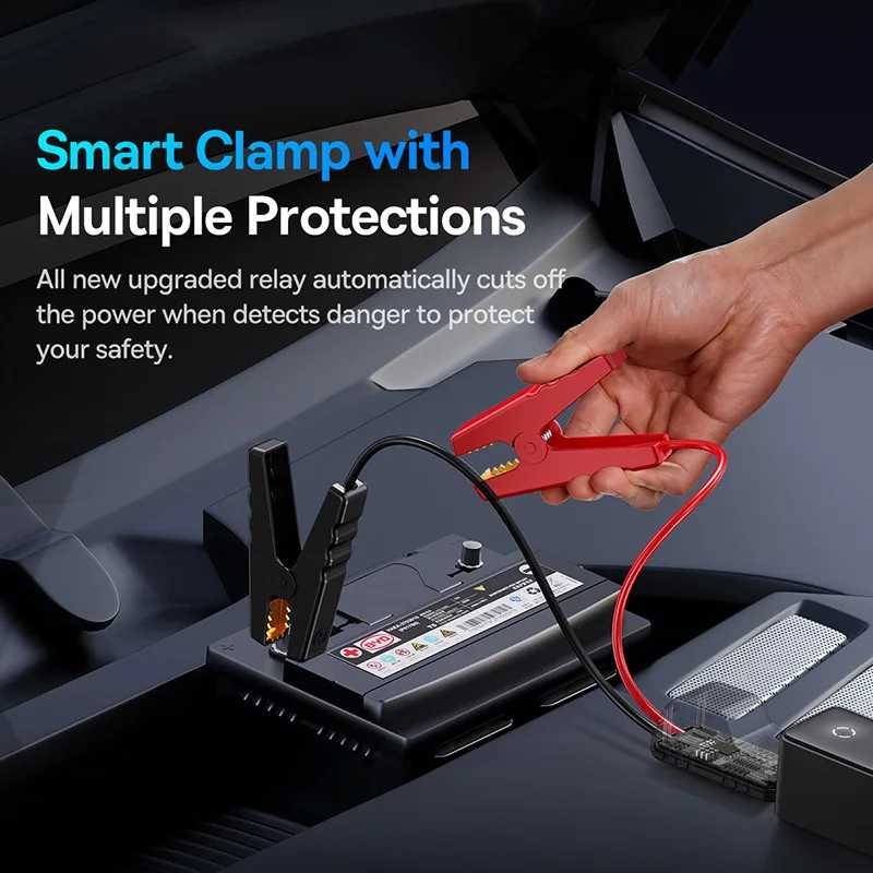 Фотография №5 товара Baseus 600A Jump Starter 6000 мАч Автомобильное зарядное устройство для