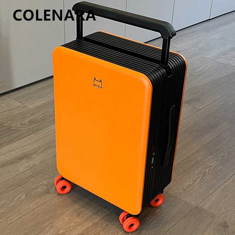Фотография №3 товара Чемодан COLENARA 20/24 дюйма, высококачественный из ABS+PC, ручная кладь, женский