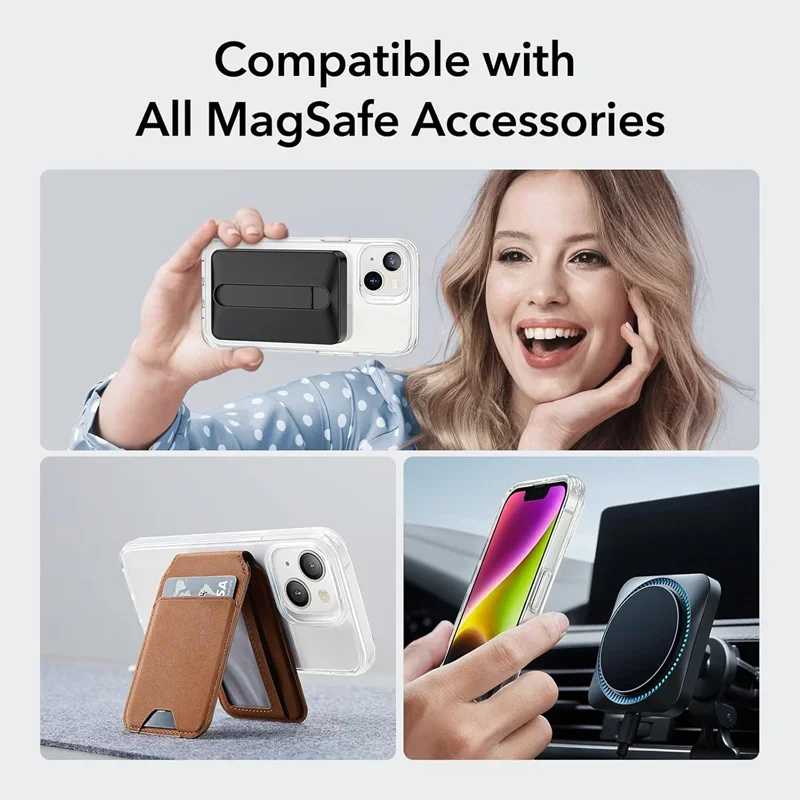 Фотография №3 товара Оригинальный магнитный прозрачный чехол для телефона Magsafe для iPhone 17,
