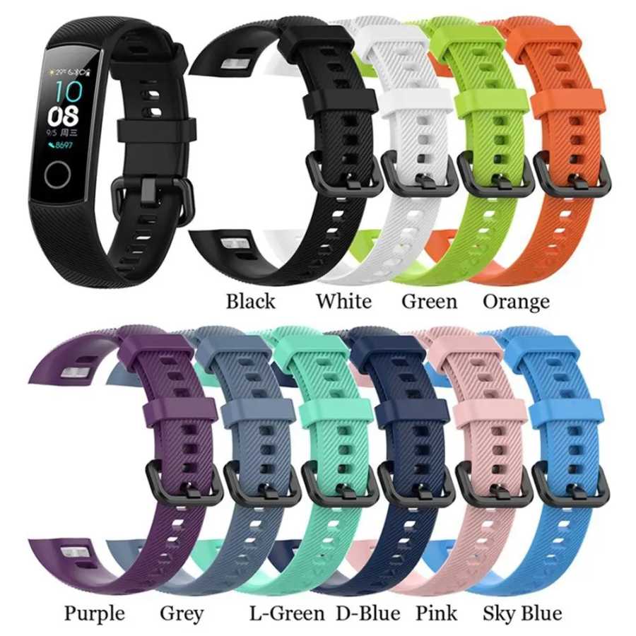 Ремешок для Honor Band 5 4, спортивный цветной силиконовый сменный браслет для Honor Band 5, умные аксессуары Умная электроника