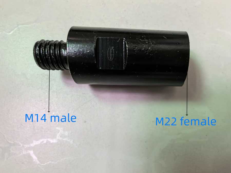 Фотография №3 товара Соединитель адаптера 1-1/4-7 ''UNC female to M14 Female M16 Male
