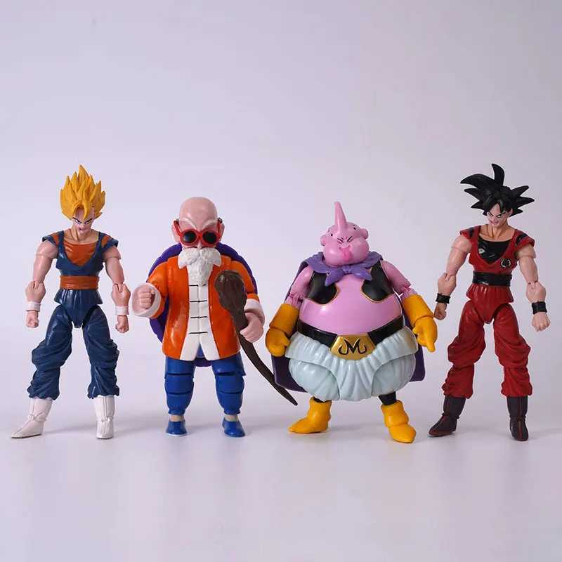 12-18 см аниме Dragon Ball Z Super Saiyan Son Goku Broly Vegeta аниме фигурка модель подарки Коллекционные фигурки для детей Игровые фигурки и трансформеры