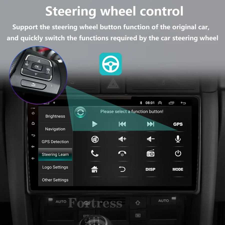 Фотография №3 товара Android 16 Carplay Android Auto 2K экран Автомобильный радиоприемник Мультимедийный