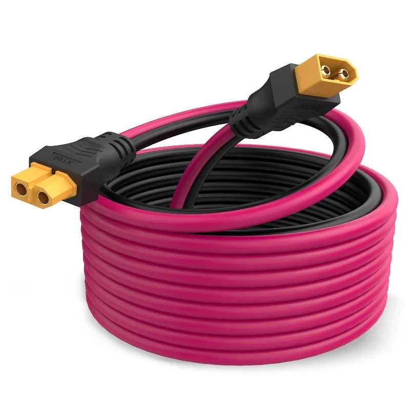 Фотография №5 товара Удлинительный кабель XT60 Кабель 12AWG XT60 — XT60, с разъемами