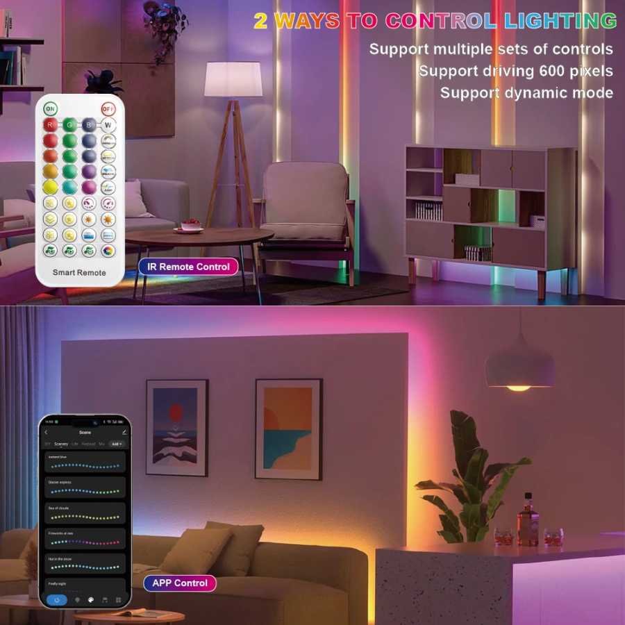 Фотография №1 товара Контроллер WS2811 WS2812 SP611E SP107E Bluetooth/WIFI Music Pixel Phone APP