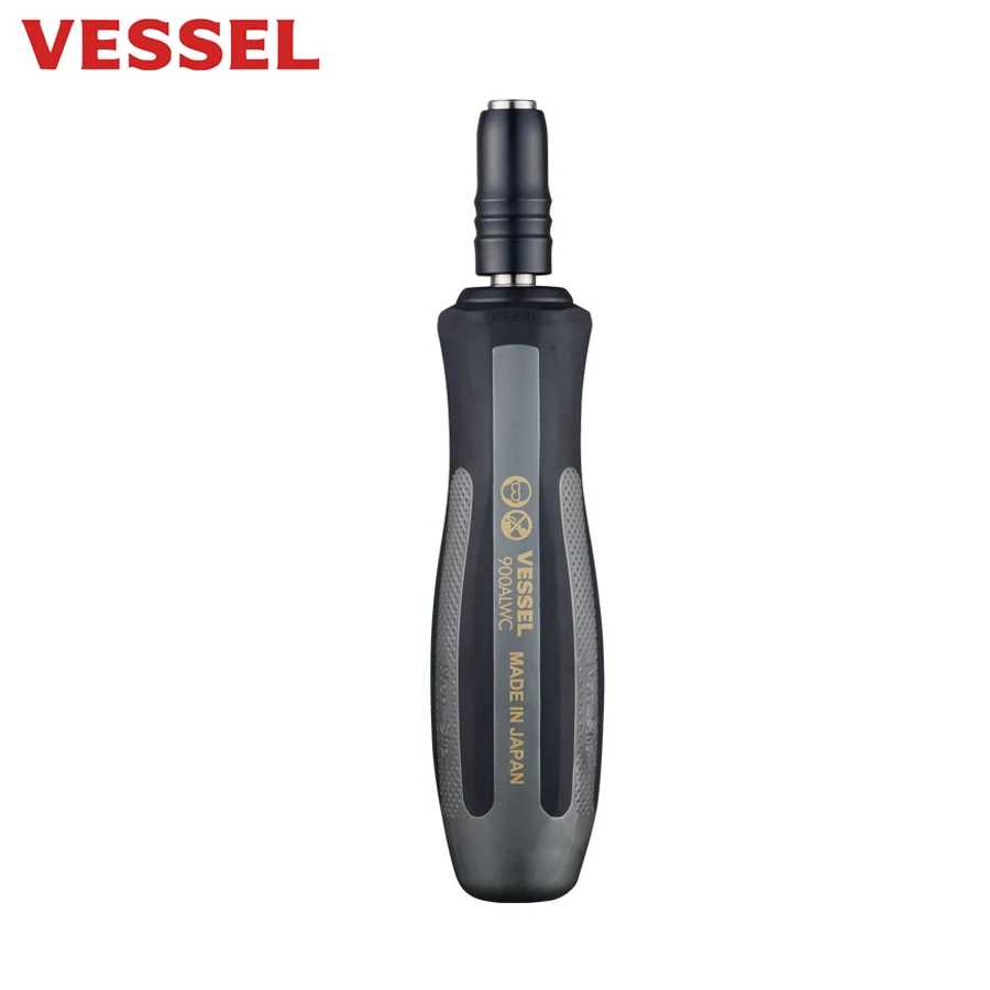 VESSEL 900ALWC 1/4 ''шестигранная отвертка, нескользящий держатель для отверток, торцевой инструмент для отверток Ручные инструменты