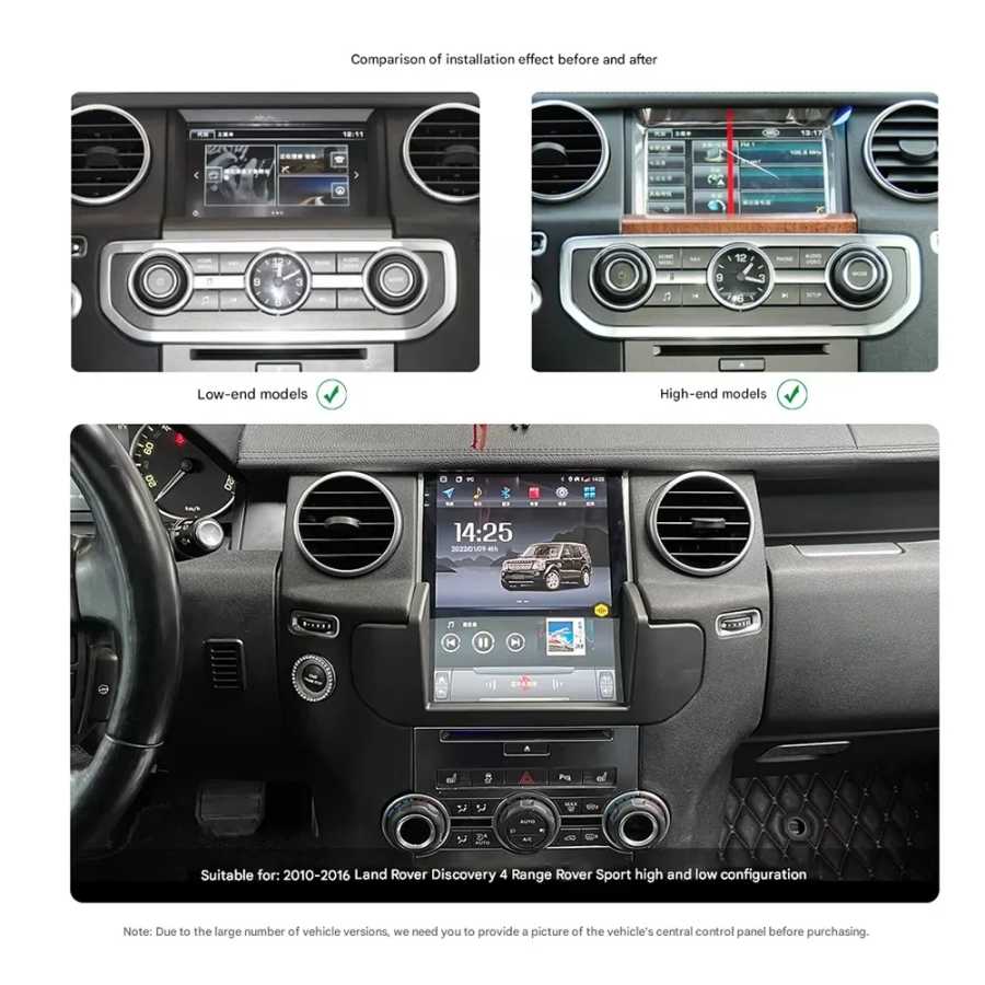 Автомагнитола Android для Land Rover Discovery 4 LR4 2009-2016, GPS-навигация, мультимедийный видеоплеер, CarPlay, 4G Автоэлектроника