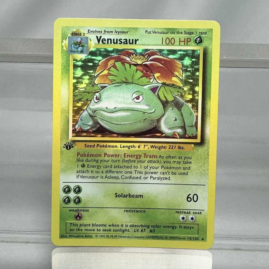 Фотография №4 товара Карты PKM, 1-е издание Charizard Blastoise Dragonite 1996, базовый набор,