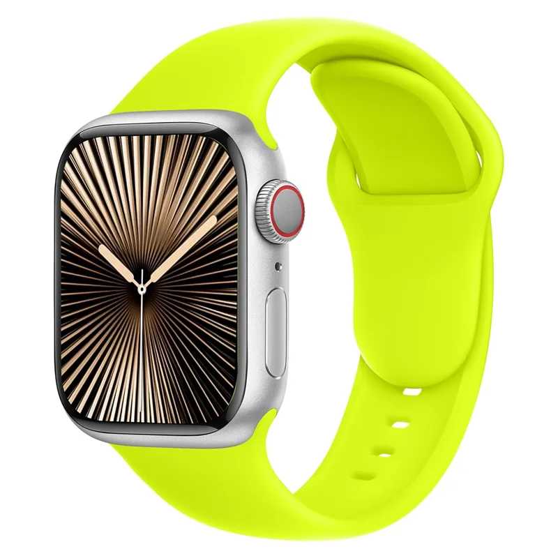 Новый силиконовый ремешок для Apple Watch, 45 мм, 44 мм, 40-41-42-46 мм, 44 мм, спортивный браслет для iWatch серий 11, 10, 8, 7, 6, SE, 9, Ultra 2, 49 мм Аксессуары для часов