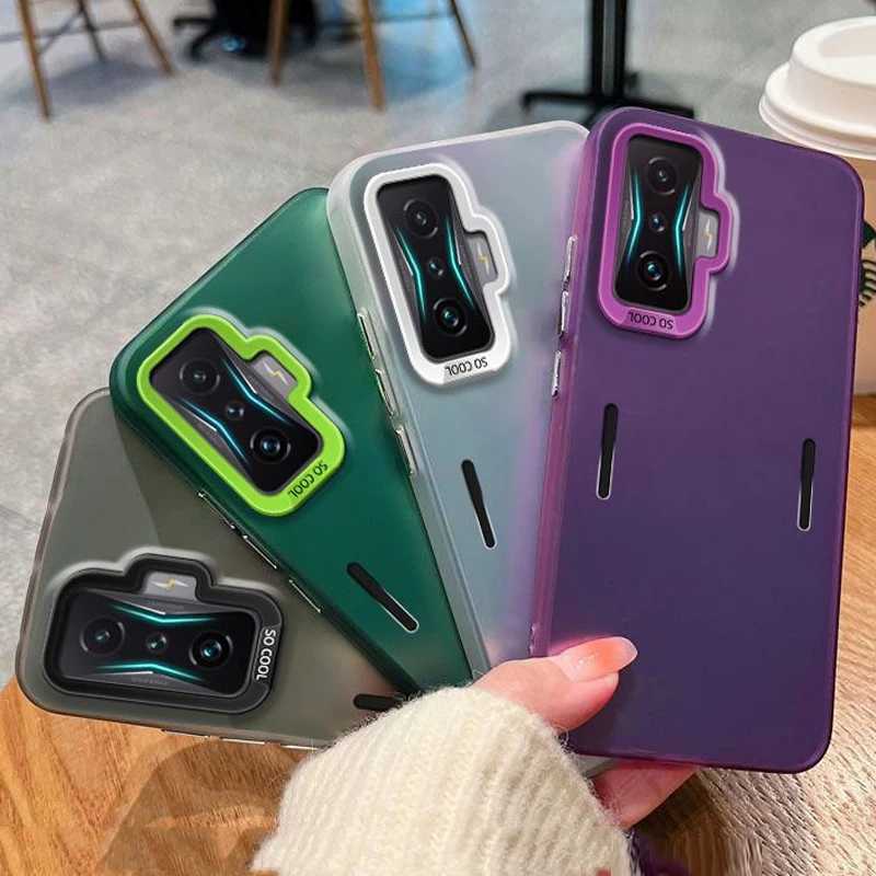 Чехол для телефона Xiaomi Poco F4 GT POCO F4GT 21121210 G f4 gt Redmi K50 Gaming Cover Роскошный матовый чехол с металлической кожей Aurora Чехлы и чехлы для мобильных телефонов