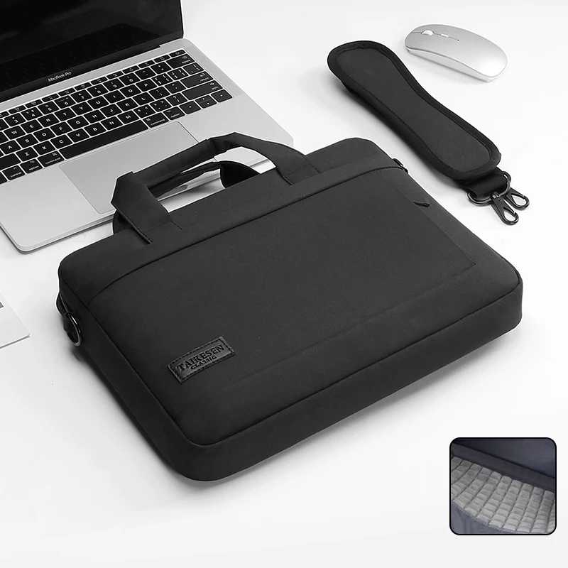 Деловая сумка для ноутбука, чехол на плечо для Macbook Air pro 13, 14, 15,6, 17 дюймов, сумка ASUS Lenovo Dell Huawei 