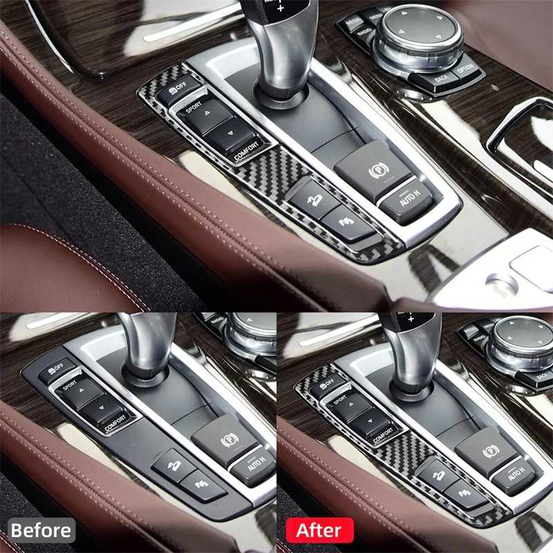 Фотография №3 товара Для BMW 5 серии F10 F18 2011-2017: Накладки на кнопки