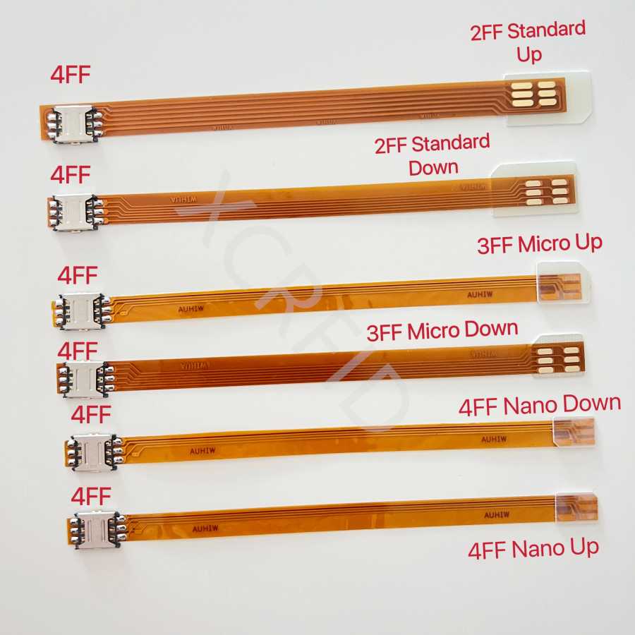 Конвертер SIM-карты Nano 4FF Удлинительный кабель FPC для Nano 4FF Micro 3FF Стандарт 2FF Адаптер SIM-карты Usim Линия преобразования SIM-карты и аксессуары