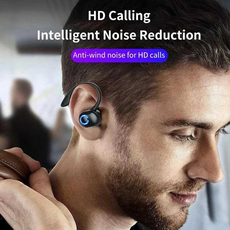 Фотография №5 товара Беспроводные наушники Bluetooth 5.0 Наушники с микрофоном Одиночные спортивные водонепроницаемые
