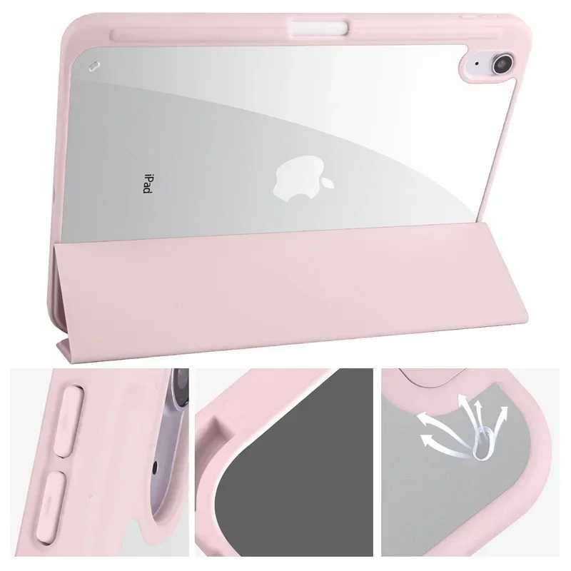 Фотография №3 товара Чехол для iPad 10-го поколения с держателем для стилуса, трёхслойный,