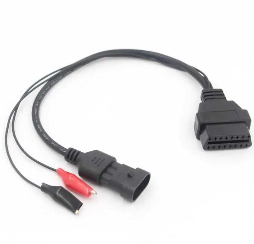 Фотография №3 товара Адаптер Obd-разъема 3 Pin Obd2 для FIAT 3 Pin до