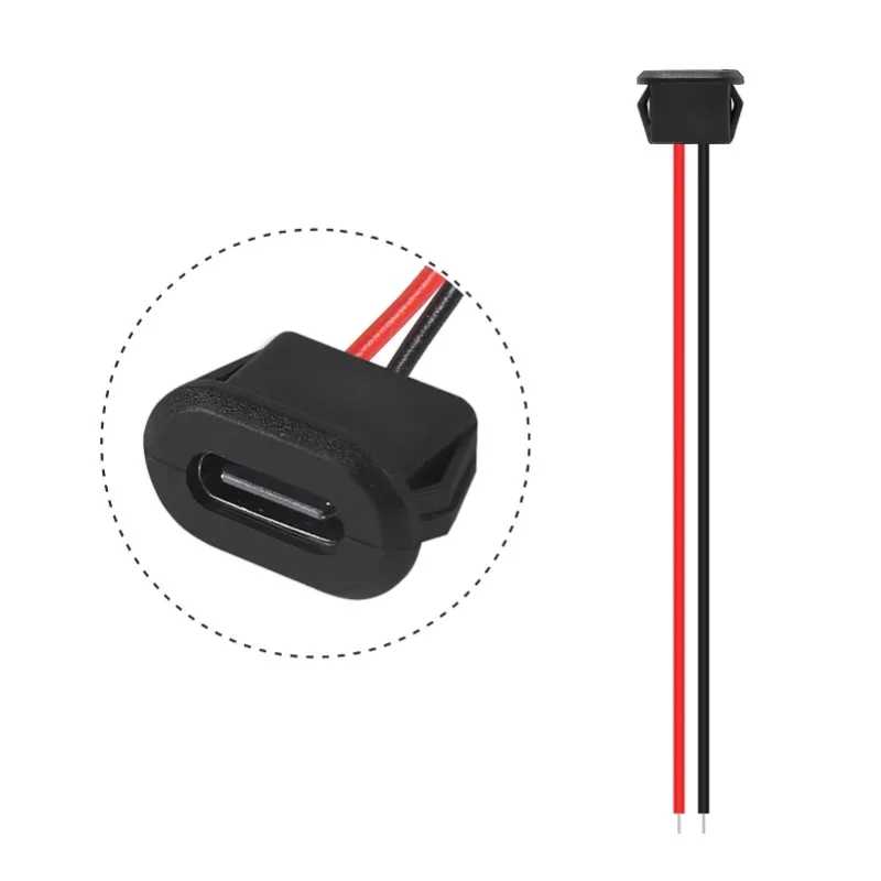 Фотография №3 товара 2-20 шт. 2-контактный разъем USB Type C, гнездовой разъем Type-C