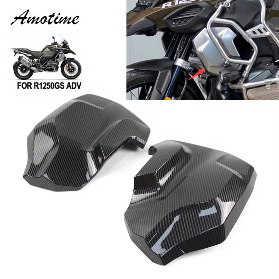 Для BMW R1250 GS Adventure 2018-2024 2023 2022 2021 R1250GS ADV Крышка рамы радиатора Передняя защита радиатора Обтекатель боковой панели Модификация & Защита