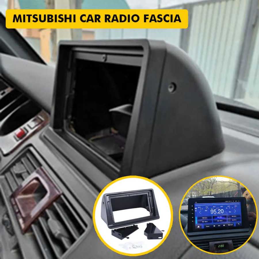 Автомагнитола 2 Din 9 дюймов для Mitsubishi Pajero Montero V31 Cheetah Kingbox, стерео рамка, адаптер, навигационная панель Детали интерьера