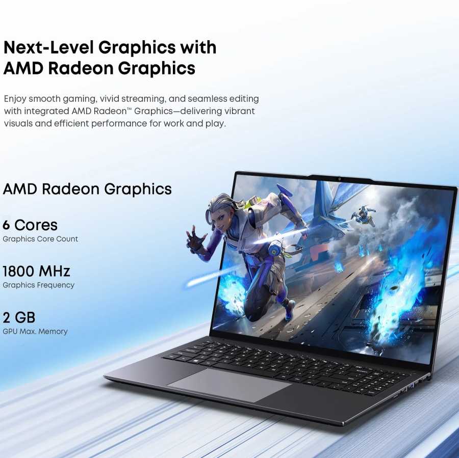 Фотография №2 товара Ноутбук CHUWI CoreBook Plus, 16 дюймов, экран FHD, процессор R5