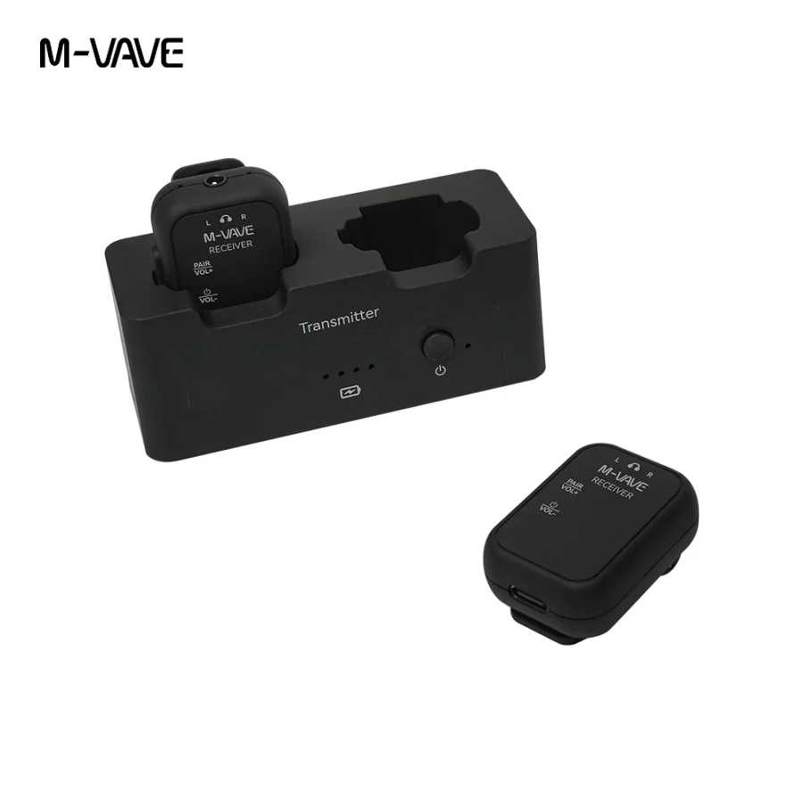 Фотография №1 товара M-VAVE WP-12 2,4G беспроводные наушники монитор аудиосистема передача стерео моно