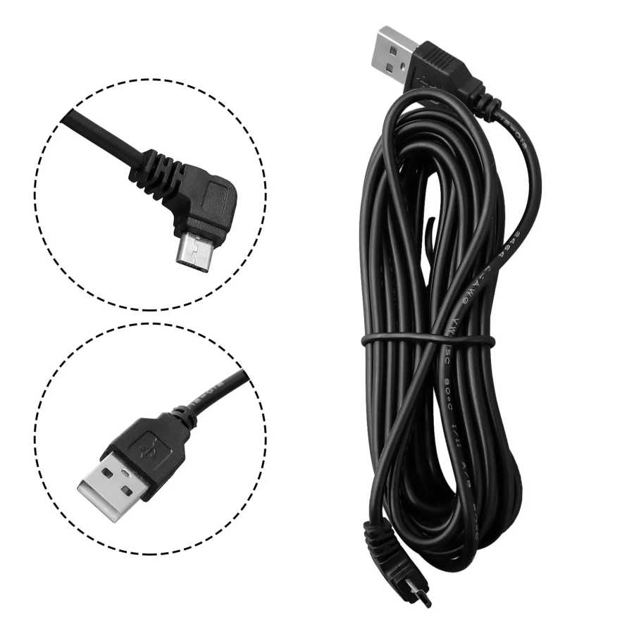 Фотография №4 товара USB-кабель для зарядки в автомобиле, для автомобильных видеорегистраторов, GPS-устройств и