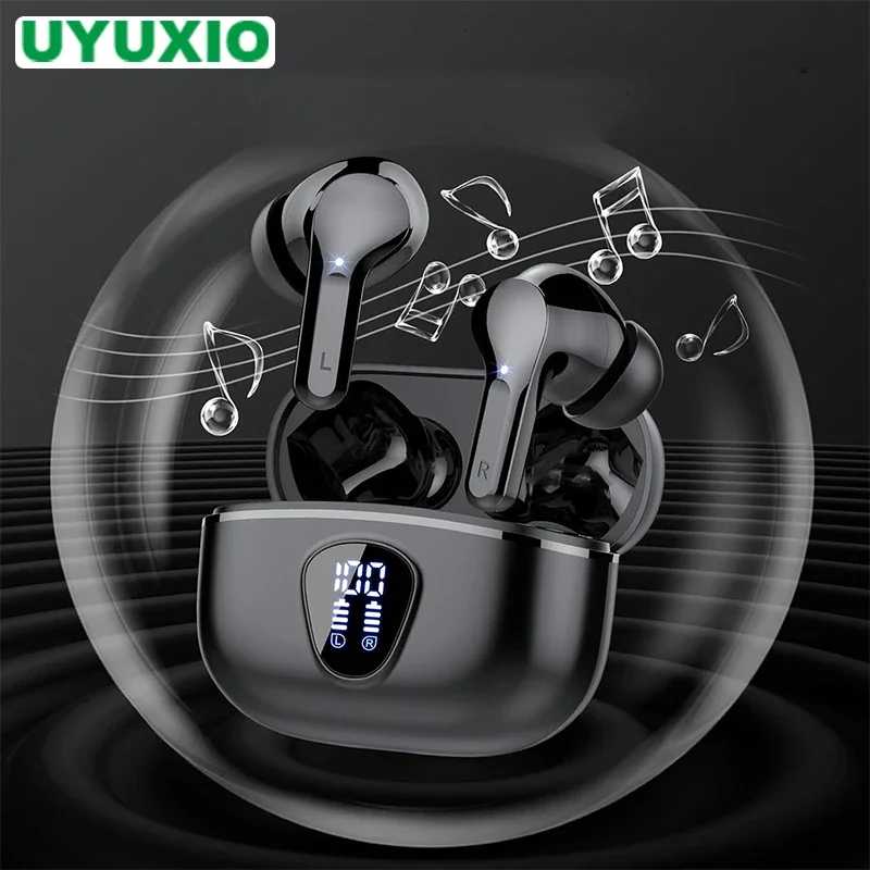 Новые беспроводные наушники Hi-Fi стерео наушники BT5.3 с шумоподавлением ENC 48H светодиодный дисплей вкладыши IP7 водонепроницаемые наушники Портативное аудио и видео
