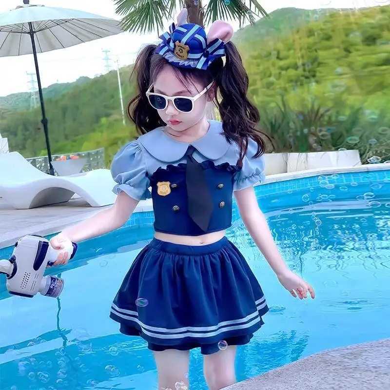 Фотография №2 товара Горячая новинка: летний раздельный купальник Sanrio Sweet Girl с коротким