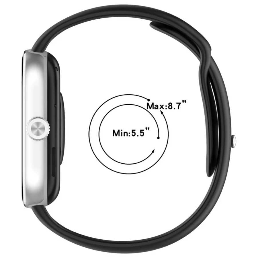 Фотография №3 товара Мягкий силиконовый ремешок для Redmi Watch 4 5, ремешки для