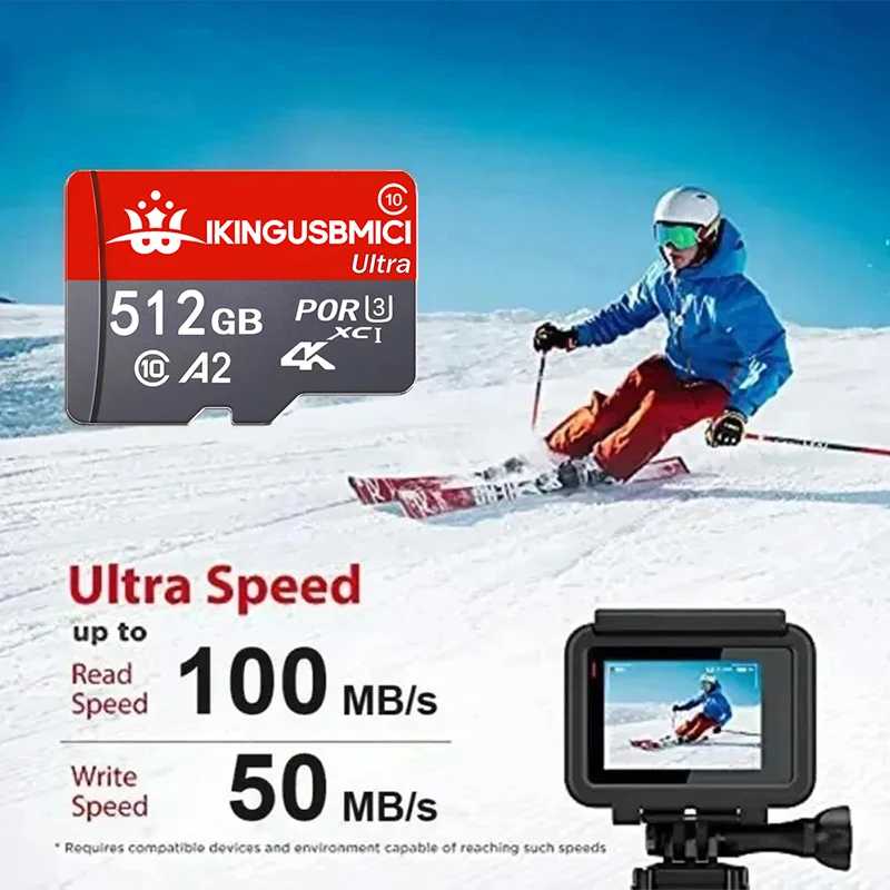 Фотография №4 товара Карта памяти Taimi Micro SD 32GB 64GB 256GB U3 V30