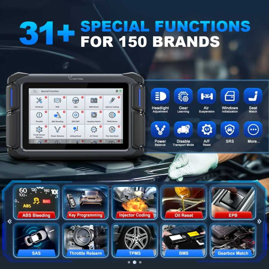 Фотография №3 товара Автосканер VDIAGTOOL VD70Lite с пожизненным бесплатным обновлением, диагностика всех систем