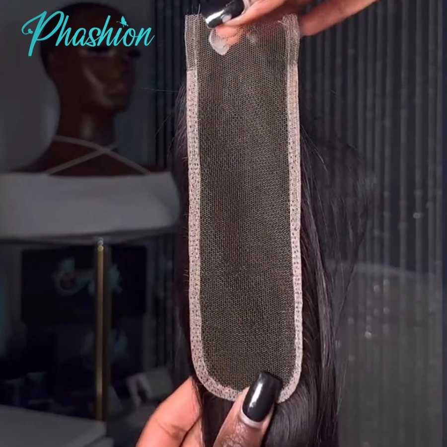 Фотография №1 товара Phashion 4x6 2X6 Real HD Lace Only Глубокий пробор Прямые