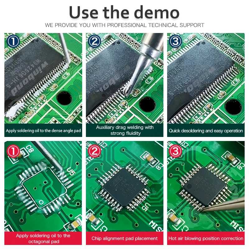Фотография №5 товара Olk SMD флюс для ремонта печатных плат, паяльная флюс, не